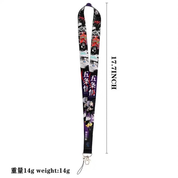 Jujutsu Kaisen Gojo Anime Keychain Lanyard - Picture 4 of 5